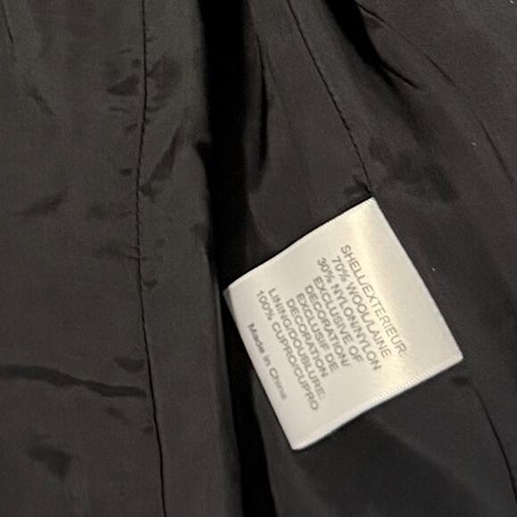 Tory Burch Wool Peacoat, Black, Size 2(XS) - Picture 9 of 9